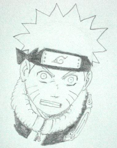 Draw Naruto Using Graphite Pencils